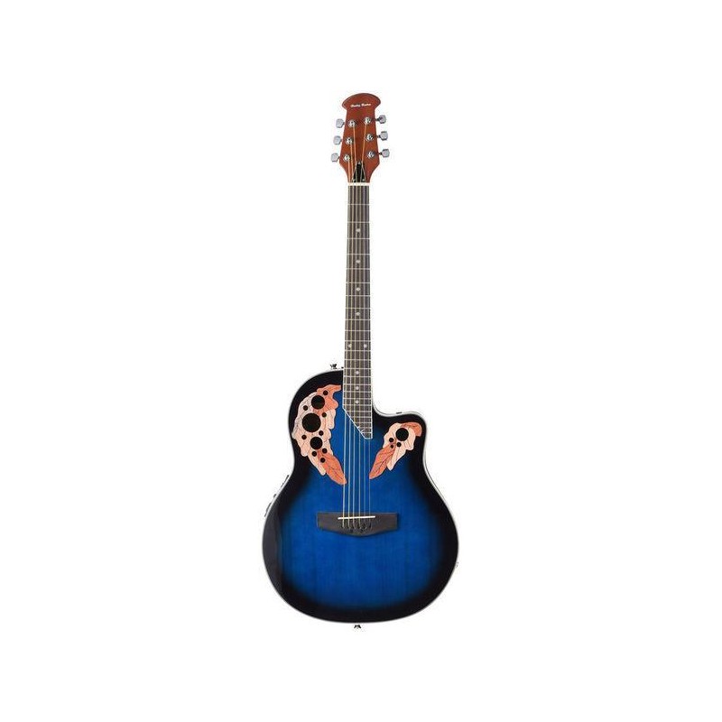 Chitara electro-acustica albastra HBO850 CE BL